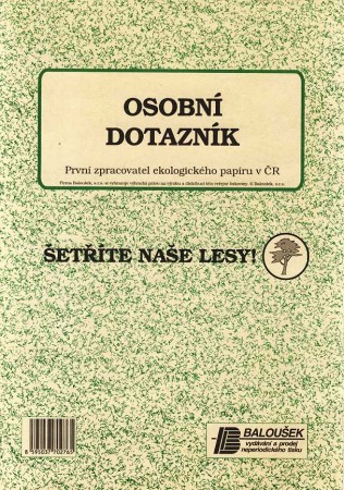 Osobní dotazník